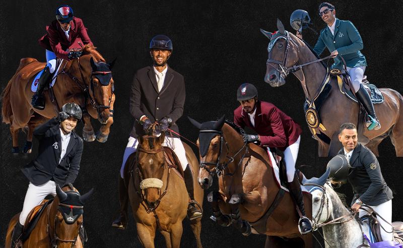 Arabs Competing in the Longines Global Champions Tour at the Pyramids